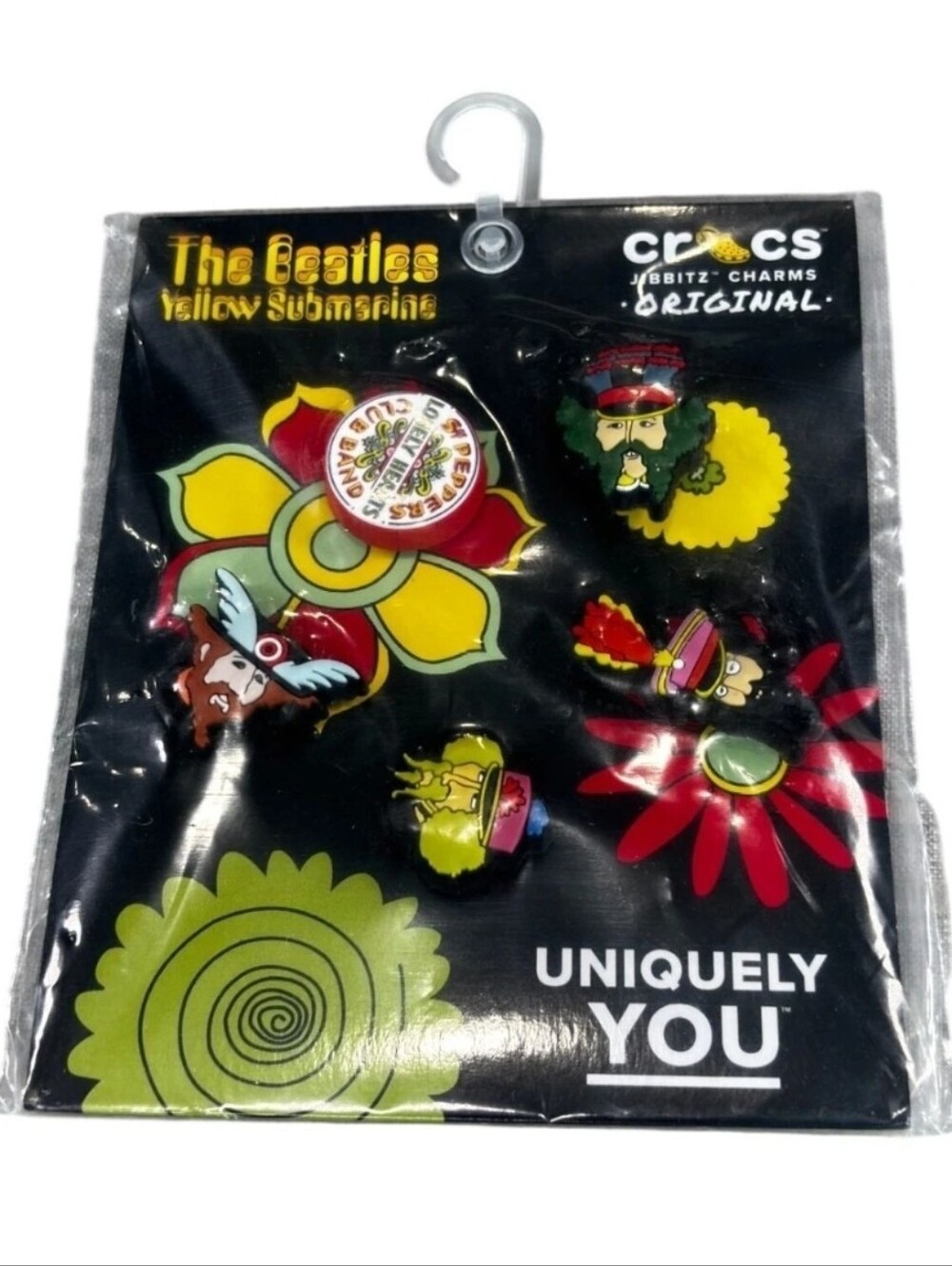 The Beatles Yellow Submarine Crocs Jibbitz Shoe Charms 5 Set New Packaging